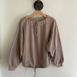 We the Free french Terry dolman sleeve sweatshirt